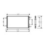 Condensatore climatizzatore per FIAT PUNTO II fase 1 1999-2003, OEM 46829340, nuovo