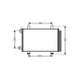 Condensatore climatizzatore per FIAT SEDICI dal 2007, OEM 71747380, nuovo