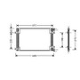 Condensatore climatizzatore per FIAT DOBLO I fase 1 2001-2005, OEM 46803033, nuovo