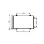 Condensatore climatizzatore per FIAT SCUDO II 2007-2016, OEM 1440143080, nuovo