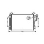 Condensatore climatizzatore per HYUNDAI i30 I fase 1 2007-2010, OEM 976062H000, nuovo