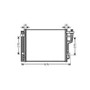 Condensatore climatizzatore per HYUNDAI i30 I fase 1 2007-2010, OEM 976062H600, nuovo