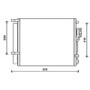 Condensatore climatizzatore per HYUNDAI SANTA FE II fase 2 2010-2012, OEM 976062B750AS, nuovo