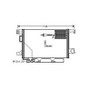 Condensatore climatizzatore per MERCEDES CLASSE C fase 2 2004-2007 (W203), OEM 2035001654, nuovo