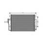 Condensatore climatizzatore per MERCEDES SPRINTER II fase 1 2006-2013 (W906), OEM A9065000054, nuovo