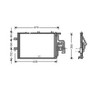 Condensatore climatizzatore per OPEL CORSA C fase 1 2000-2003, OEM 1850072, nuovo