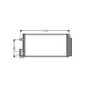 Condensatore climatizzatore per OPEL CORSA D fase 1 2006-2010, OEM 95514601, nuovo
