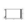 Condensatore climatizzatore per OPEL INSIGNIA I fase 1 2009-2013, OEM 13241737, nuovo