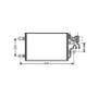 Condensatore climatizzatore per OPEL MERIVA A fase 2 2006-2010, OEM 1850094, nuovo
