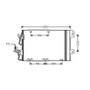 Condensatore climatizzatore per OPEL ASTRA H 2004-2007, OEM 93178959, nuovo