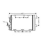 Condensatore climatizzatore per OPEL ASTRA H 2004-2007, OEM 93178960, nuovo