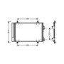 Condensatore climatizzatore per PEUGEOT 307 fase 2 2005-2008, OEM 6455GH, nuovo
