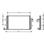Condensatore climatizzatore per VOLKSWAGEN NEW BEETLE fase 1 1998-2005, OEM 1C0820413G, nuovo