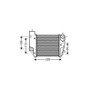 Intercooler per AUDI A6 III fase 1 2004-2008, OEM 4F0145806AA, nuovo