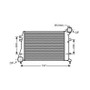 Intercooler per AUDI A3 3/5 porte 2003-2008, OEM 1K0145803F, nuovo