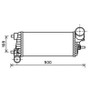 Intercooler per FORD FOCUS III fase 1 2011-2014, OEM 1778294, nuovo