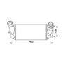 Intercooler per FORD ECOSPORT II fase 1, 2013-2017, OEM 1776956, nuovo