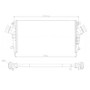 Intercooler per OPEL INSIGNIA I fase 2 2013-2016, OEM 22829850, nuovo