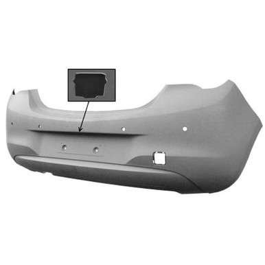 Paraurti posteriore cromato qualità A. - VW Store