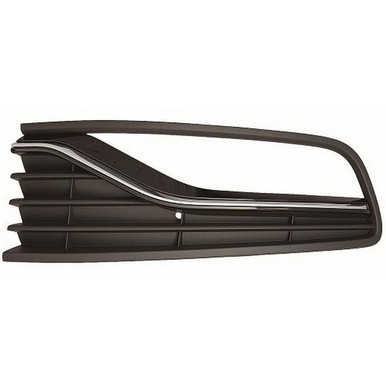 1 griglia paraurti SHLPDFM nera anteriore sinistra N/S lato passeggero griglia 1613564580 compatibile con Peugeot Partner Citroen Berlingo 2015-2019