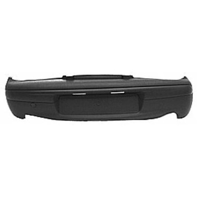Paraurti Posteriore Centrale Per Smart Fortwo (450) 1998-2006 - In Plastica Da Verniciare, Ricambio Compatibile