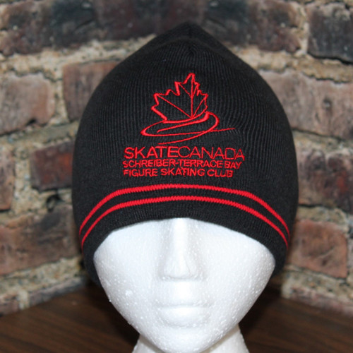 Schreiber Terrace Bay Figure Skating Club Beanie Toque with stripe