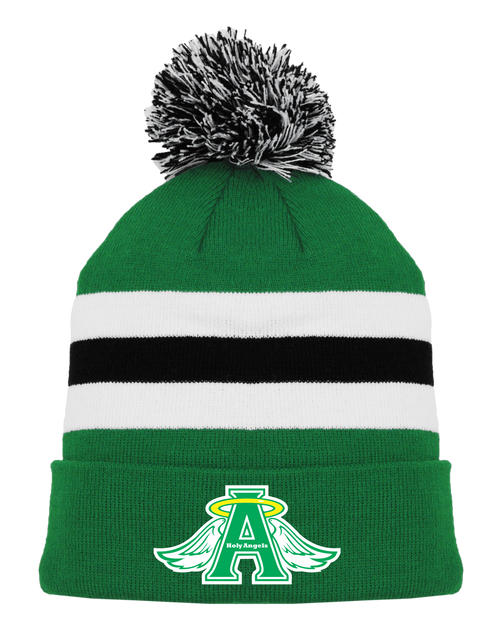 Holy Angels School Team Logo Toque
Support your team in the Spirit Pom Beanie . This beanie features 100% acrylic material, a 3-inch rolled cuff, and a pom pom accent.
    100% Acrylic
    3-inch rolled cuff
    Pom pom accent
CROWN: Beanie
FABRIC: Acrylic Holy Angels School Team Logo Toque
Support your team in the Spirit Pom Beanie . This beanie features 100% acrylic material, a 3-inch rolled cuff, and a pom pom accent.
    100% Acrylic
    3-inch rolled cuff
    Pom pom accent
CROWN: Beanie
FABRIC: Acrylic
