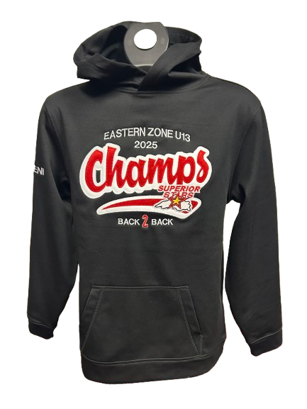 Superior Stars U13 Eastern Zone Championship Hoodie
Fully embroidered tackle twill logo
