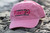 Fishing Perfected by Women Hat-pink with white trim hat