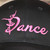 Black with Hot PINK trim Dance cap 