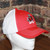 Aguasabon River Rats Hockey Logo - Red with white mesh snap back cap