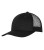 Filane's Falcons Jr B Hockey Logo - Black with mesh snap back cap