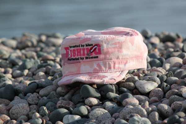 Fishing Perfected by Women Hat -Camo Pink military style