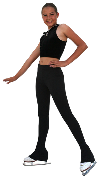 
   2" Solid Waist Pants w/cuffs    Lightly Sanded Poly Spandex Fabric: 87% Polyester, 13% Spandex
    Waistband elastic width: 2”