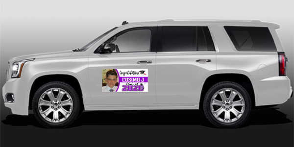 Graduation car door magnets