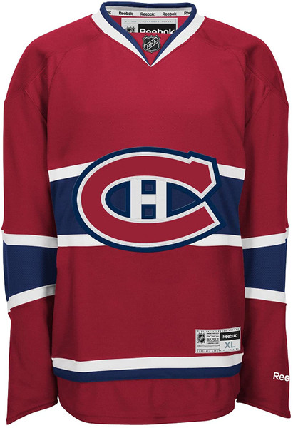 Reebok Montreal Canadiens Premier Replica Home NHL Hockey Jersey