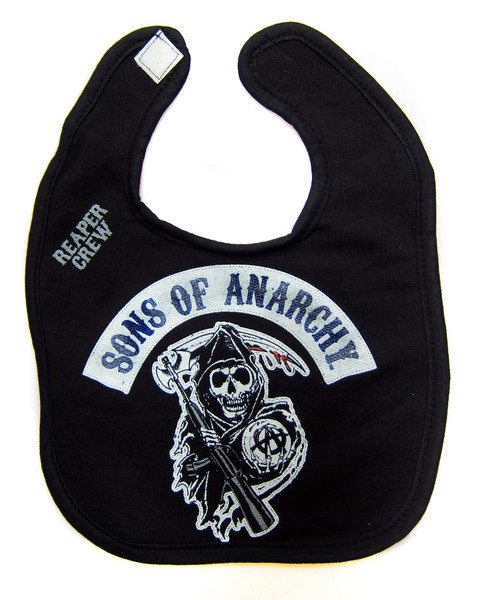 Sons of anarchy baby toddler primary logo bib