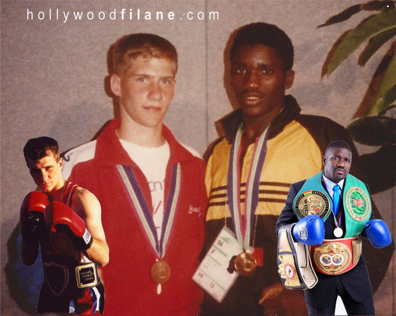 Domenic Filane and Justin Juuko - Commonwealth Games 1990 Memories - Ugandan Destroyer and Hollywood Filane