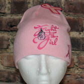 Fight like a Girl - cancer awareness beanie style toque