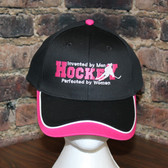 Hockey Invented by men perfected by women hat. Grils Hockey