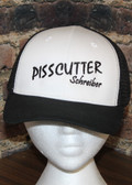 Pisscutter Hat  Schreiber- by Hollywood Filane White Black Mesh