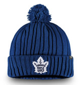 Toronto Maple Leafs Core Cuffed Knit Pom Beanie. 