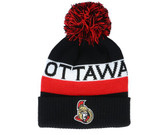 Ottawa Senators ADIDAS Branded Cuffed Knit pom Beanie toque NHL hockey Hat