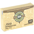 Patriot Sport 223 Remington 55 Grain FMJ Ammunition - 20 Rounds per Box, 1000 Rounds per Case