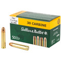 S&B .30 Carbine 110 Grain FMJ Ammunition - 50 Rounds/1000 Rounds