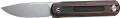 Hand Rubbed Copper/Silver Civivi Knife Foldis 2.67" Black
