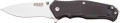 Bear Edge G10 Sideliner 3.38" with Black Clip Handle