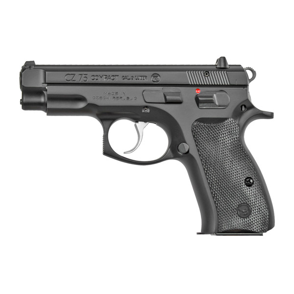 CZ 75 Compact 9mm Pistol, 3.75" Barrel, Black, 15-Round Capacity