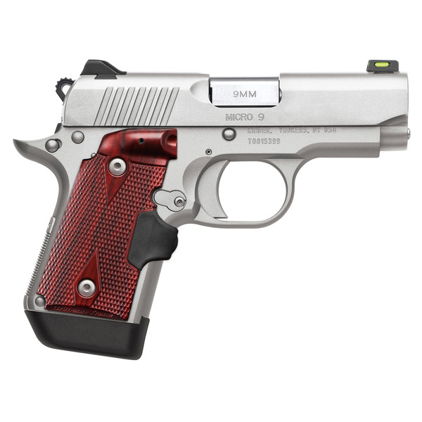Kimber Micro 9 Stainless Rosewood 9mm 7-Round Laser Grip