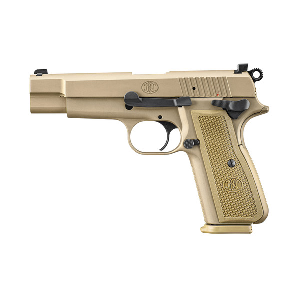 FN High Power 9mm Pistol, 4.7" Barrel, 17-Round Capacity, FDE Finish